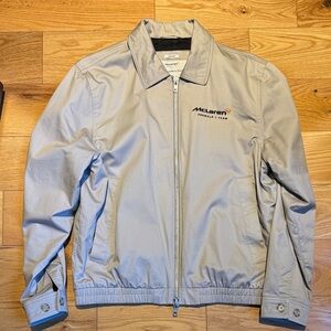 Abercrombie & Fitch Light Beige McLaren Harrington Jacket
